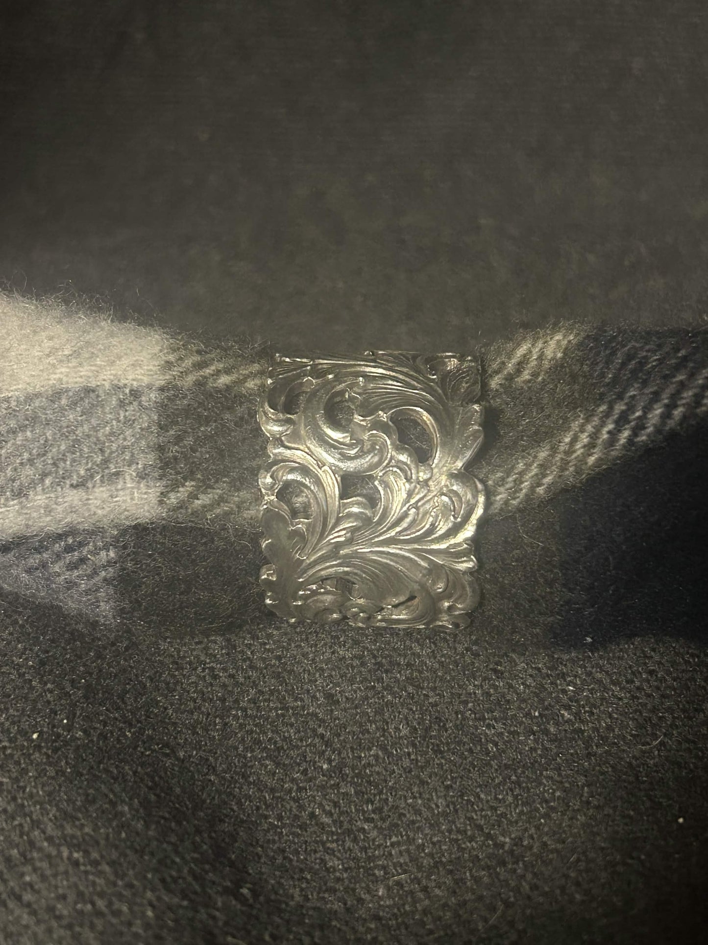 Sølv Kvist Skjerf Ring