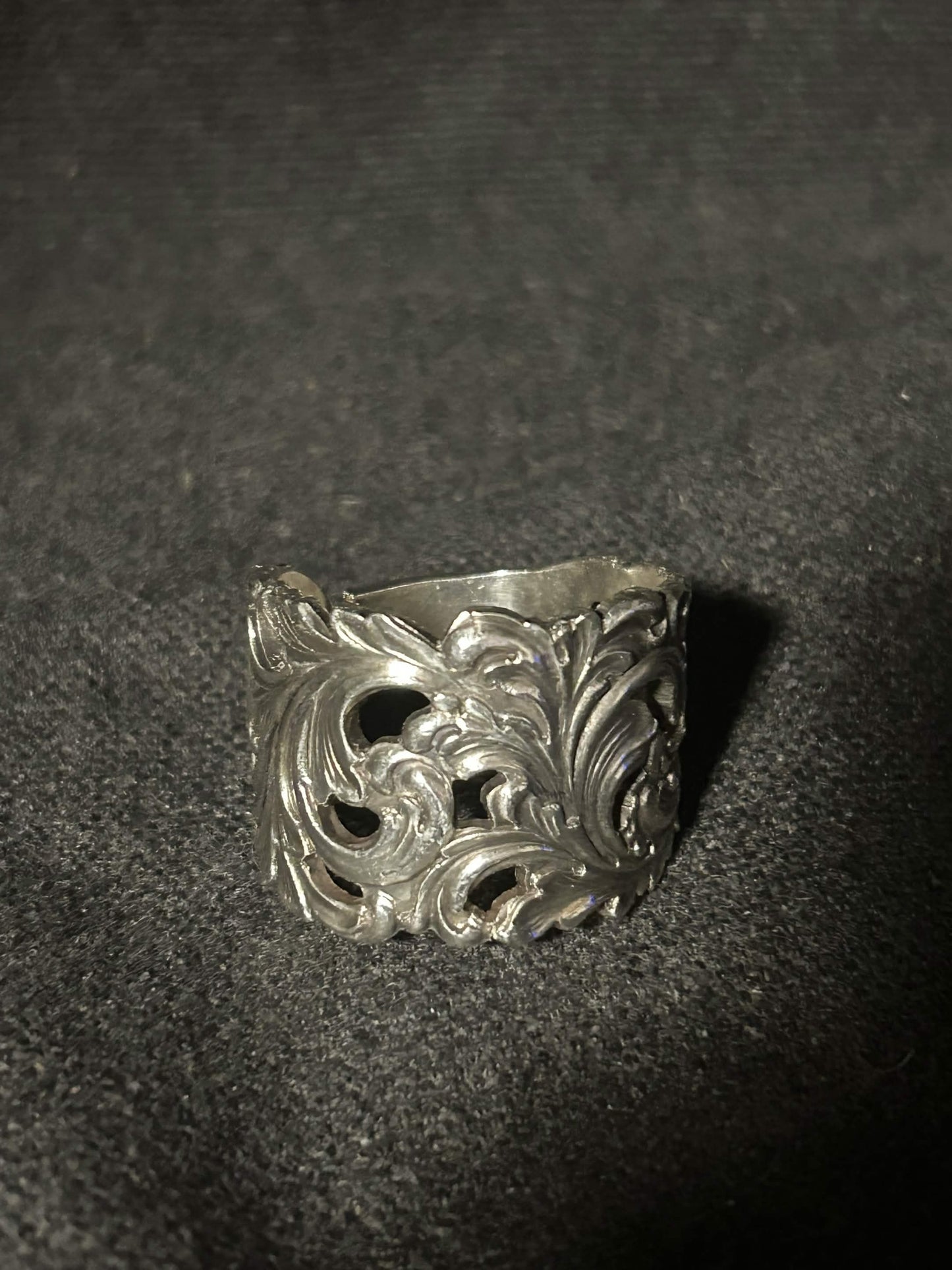 Sølv Kvist Skjerf Ring